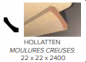 Moulures creuses